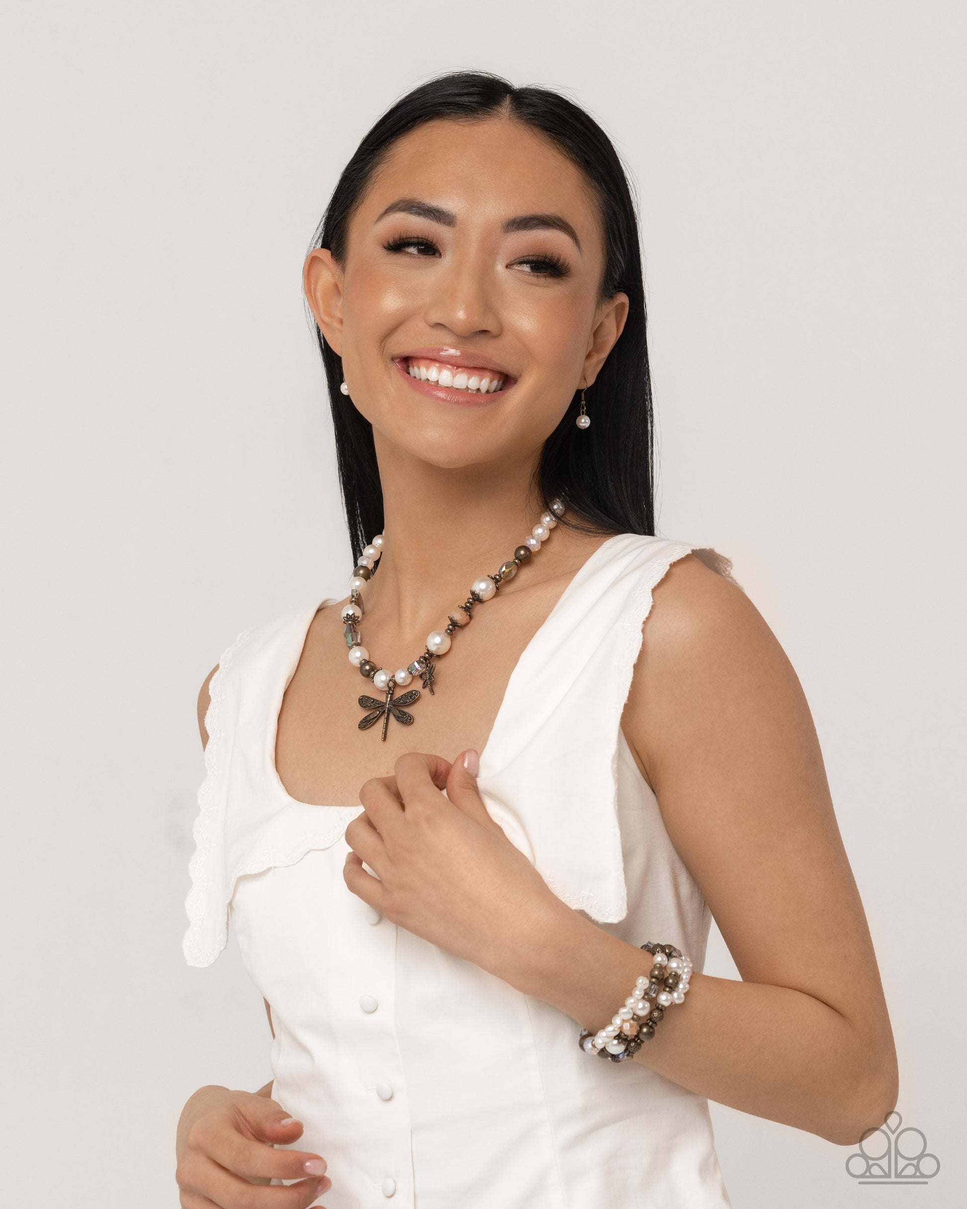 Dragonfly Delight & Devoted Dragonfly - Brass 2 Piece Set