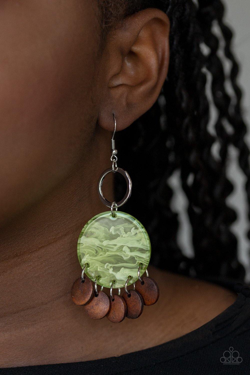 Beach Waves - Green - J'Renee Bejeweled