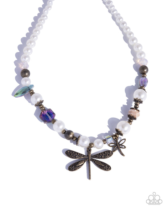 Dragonfly Delight & Devoted Dragonfly - Brass 2 Piece Set