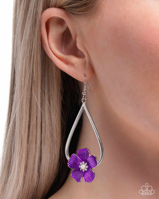 Tropical Teardrop - Purple