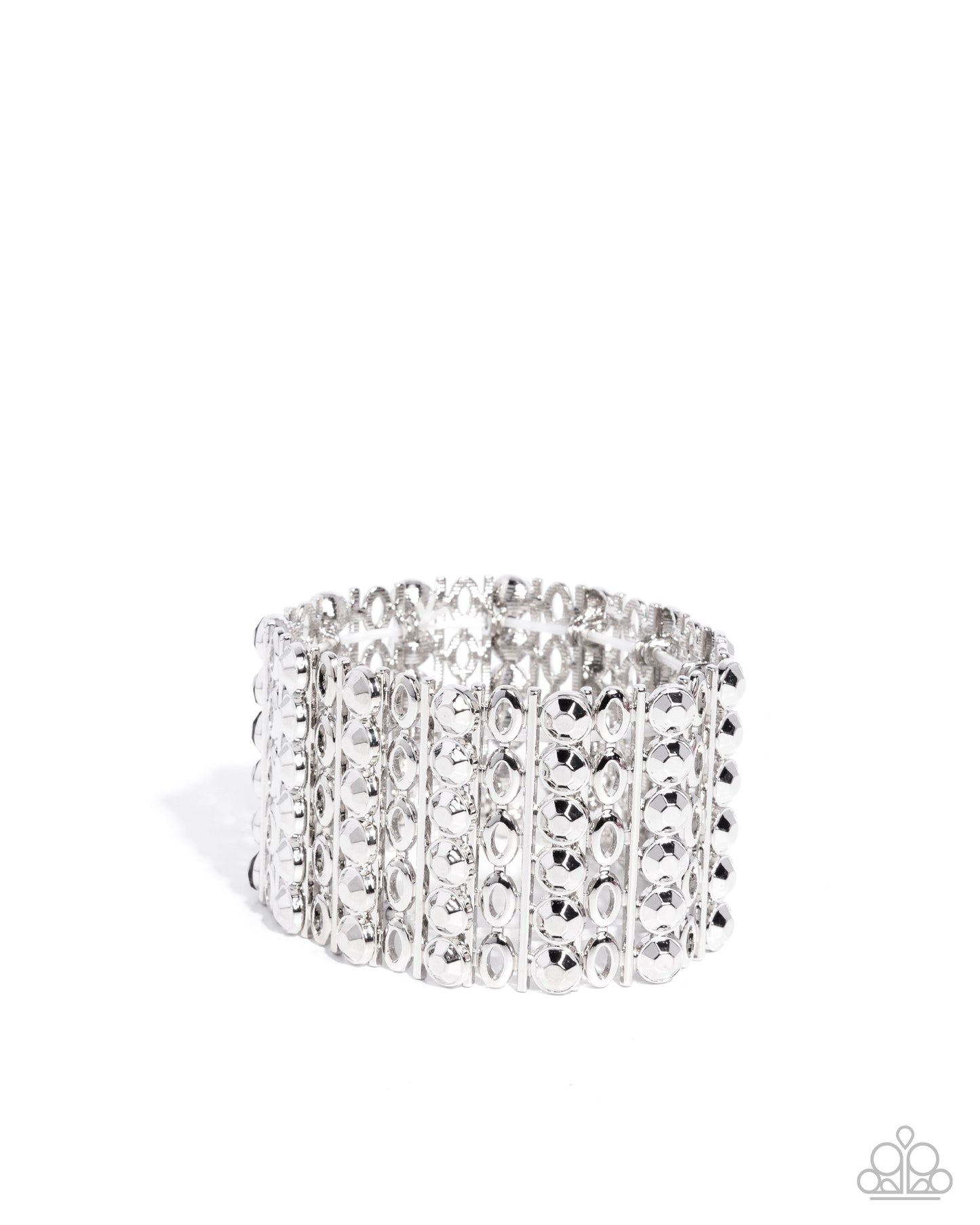 Reflective Rows - Silver