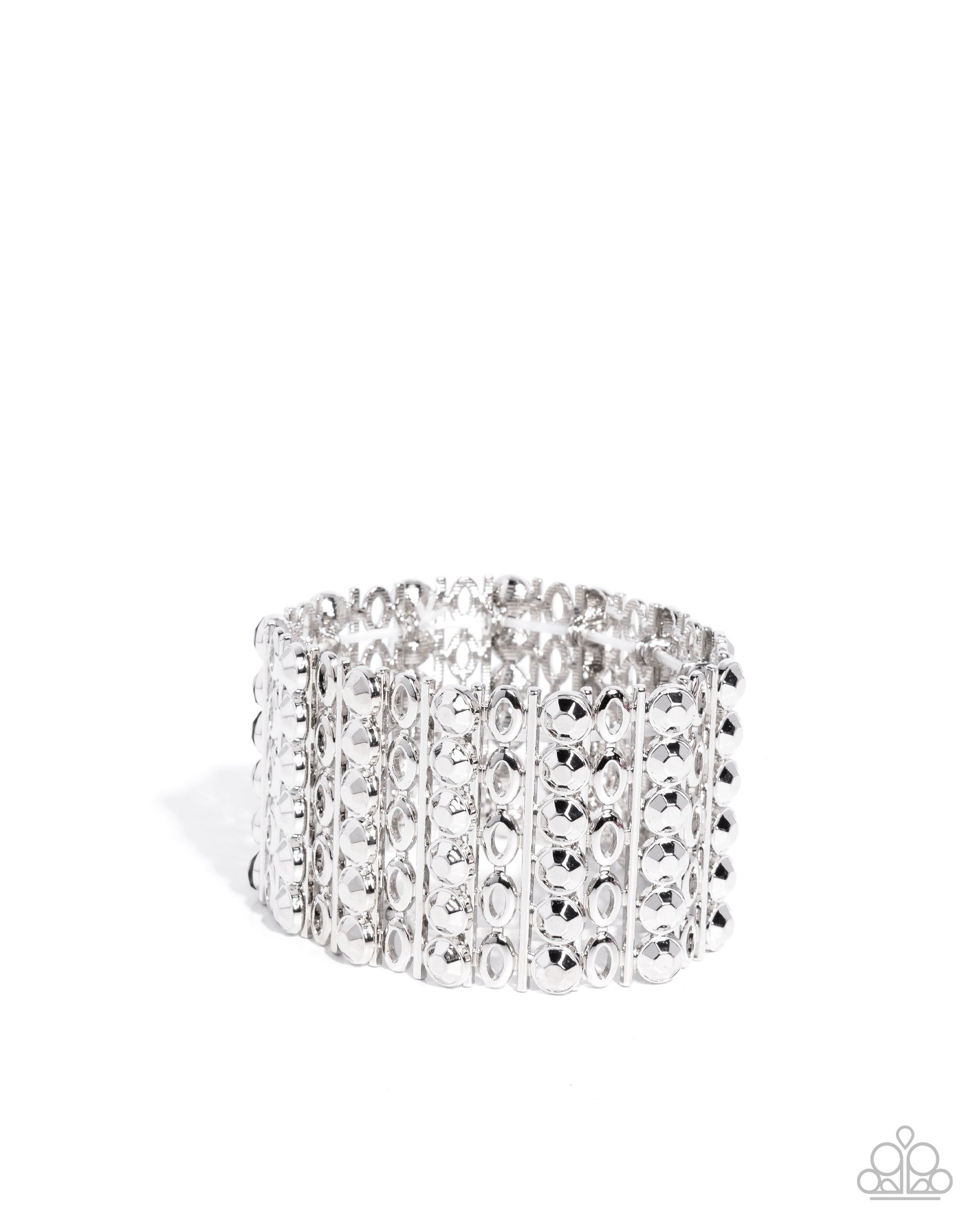 Reflective Rows - Silver