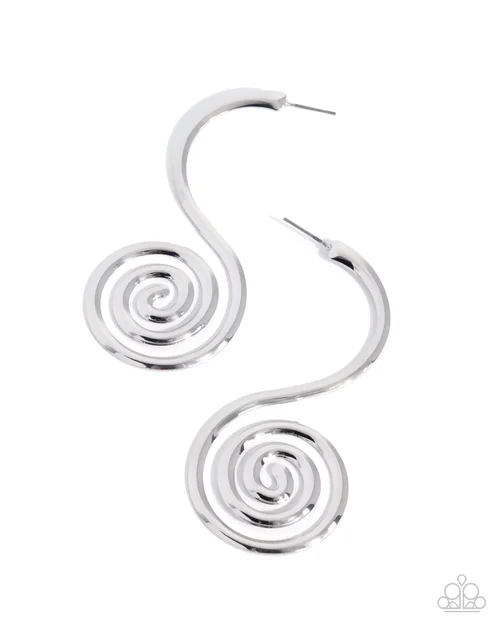 Spiral Showcase - Silver