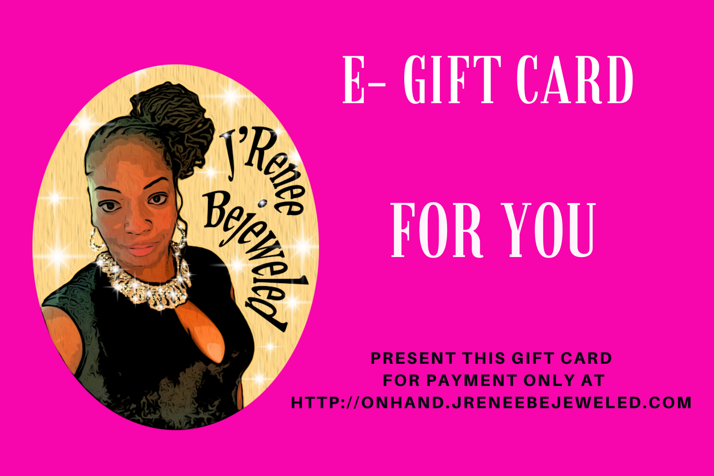 J'Renee Bejeweled Gift Card
